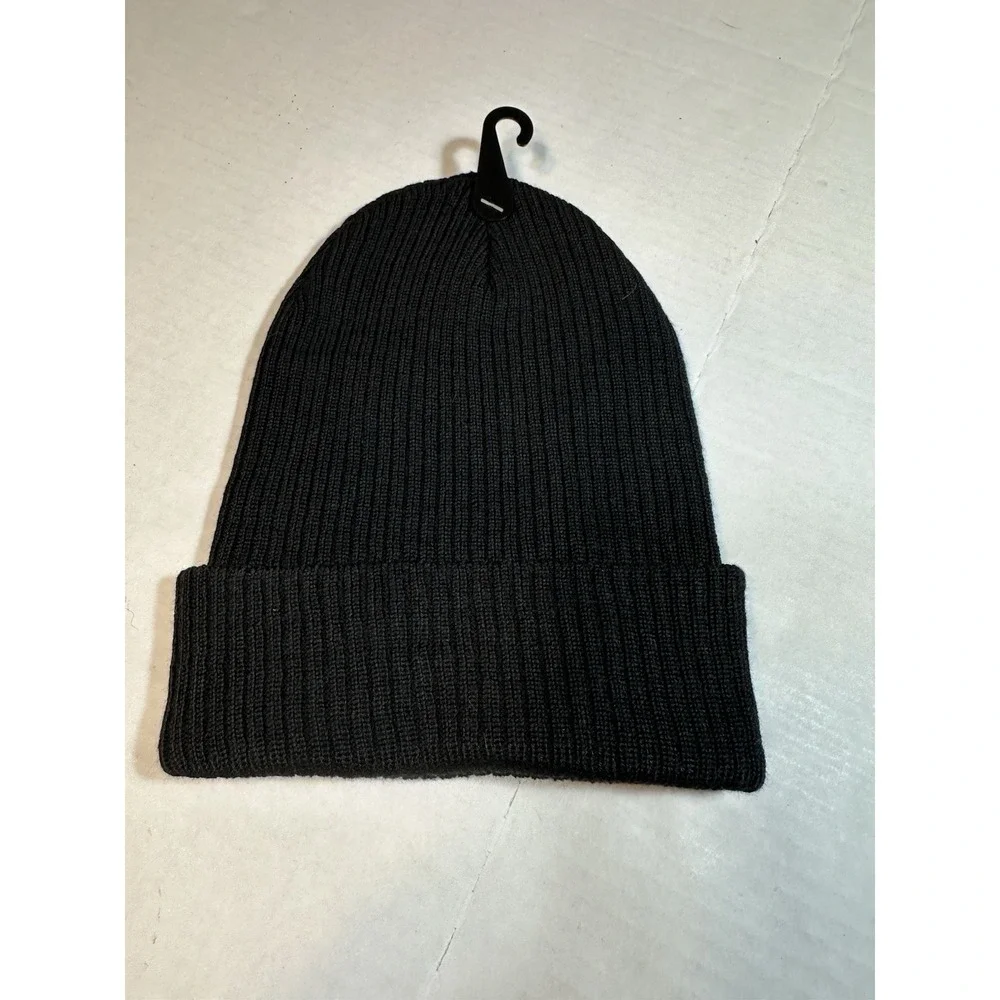 wonder nations kids‎ winter beanie hat knitted one size black